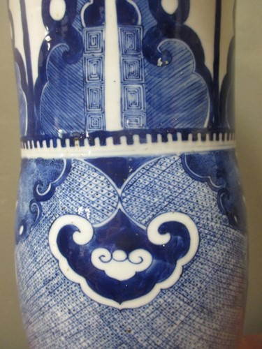 Lot 53 - A Chinese Gu shaped vase, 46.5cm high