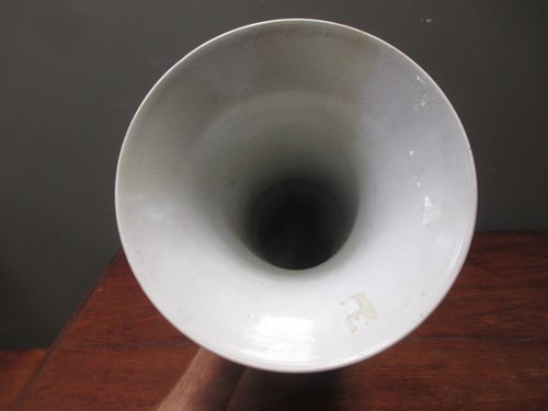 Lot 53 - A Chinese Gu shaped vase, 46.5cm high