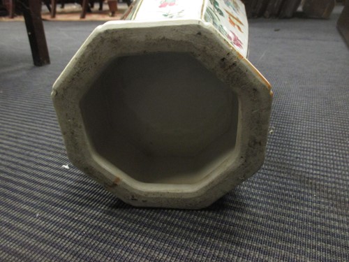 Lot 54 - Three Canton vases, tallest 58cm