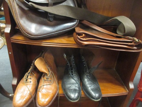 Lot 532 - Two pairs of Fratelli lace up leather boots
