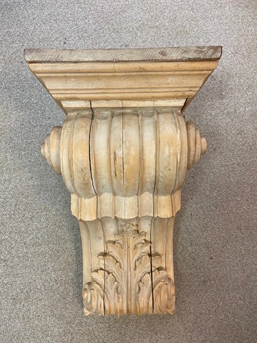 Lot 595 - A carved limewood corbel bracket, probably late 19th century