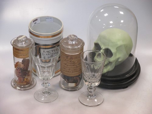 Lot 14 - A late 19th century Continental opaque...