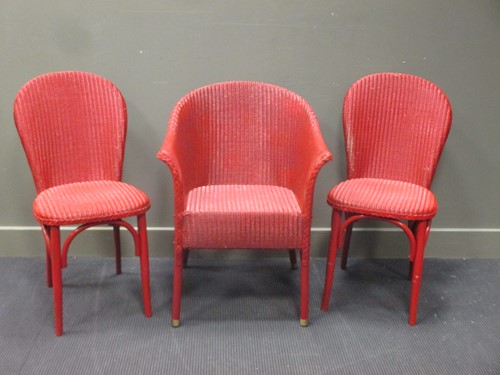 Lot 369 - A modern Lloyd Loom armchair