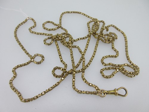 Lot 1 - An antique guard chain