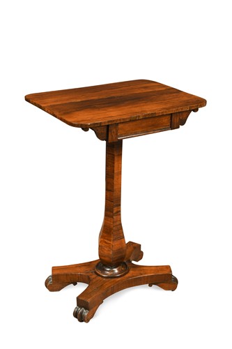 Lot 582 - A late Regency rosewood occasional table