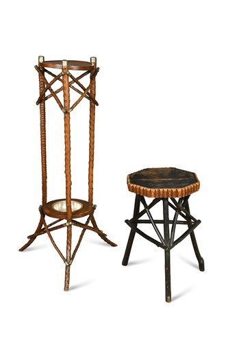 Lot 488 - A rustic vernacular 'branch' table
