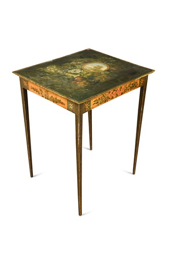 Lot 589 - A Regency painted occasional table