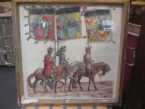 Lot 486 - An 18th century hand-coloured Burghmair print...