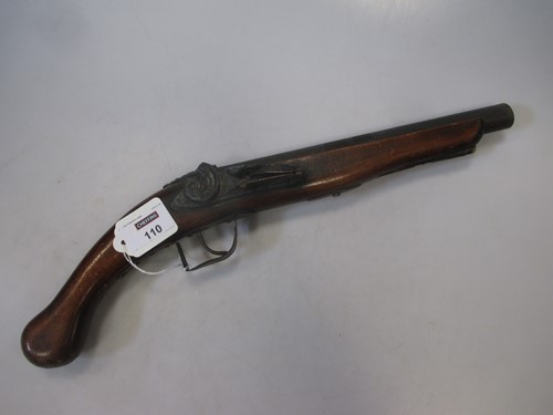 Lot 110 - A Flintlock pistol