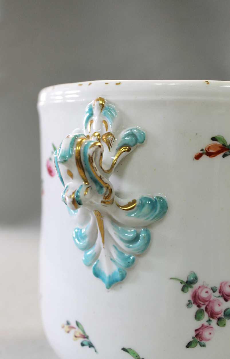 Lot 12 - An 18th century Derby vase, circa 1770,