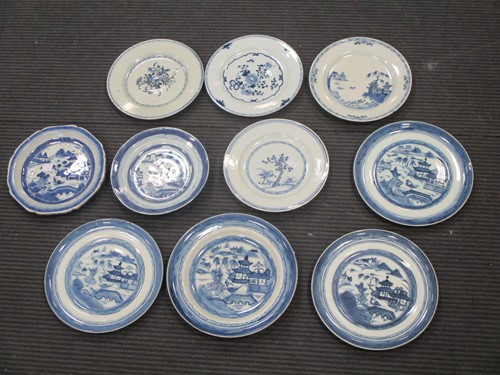 Lot 9 - A collection of ten 19th century Chinese...