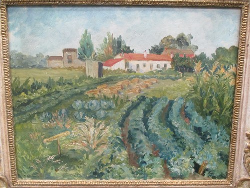 Lot 289 - R. Williams, a vegetable plot with cottage...