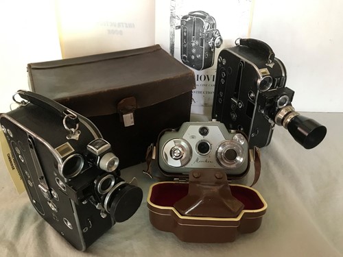 Lot 8 - Three Zeiss Ikon Movikon cine cameras
