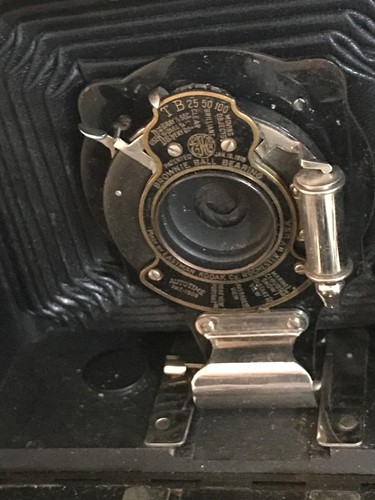 Lot 136 - Two vintage folding Kodak cameras