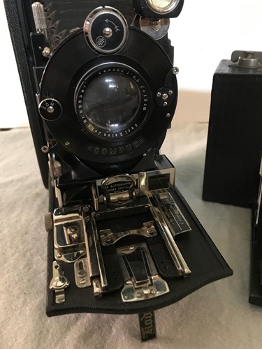Lot 136 - Two vintage folding Kodak cameras