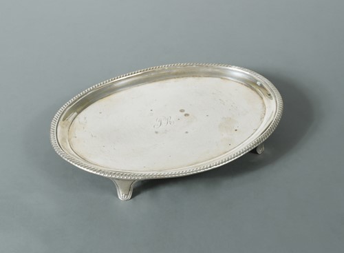Lot 627 - Edinburgh - A George III silver teapot stand