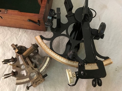 Lot 55 - A sextant by H. Hughes & Son Ltd. London