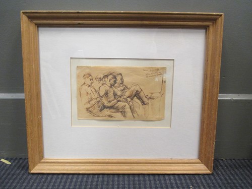 Lot 290 - Frank Short (British 1857-1945) 'Figures...