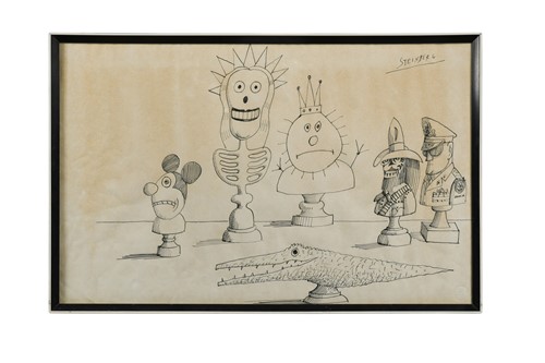 Lot 462 - Saul Steinberg (American-Romanian 1914-1999)