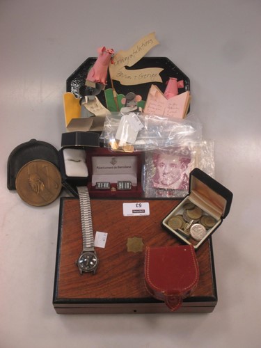 Lot 53 - Mixed world coinage (mainly 20th century) and...