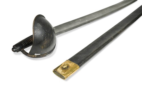 Lot 440 - A 19th century naval cutlass