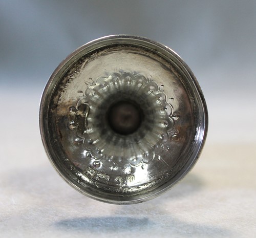 Lot 495 - A George III silver spice caster