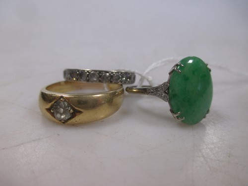 Lot 164 - A diamond full eternity ring, together with a '...
