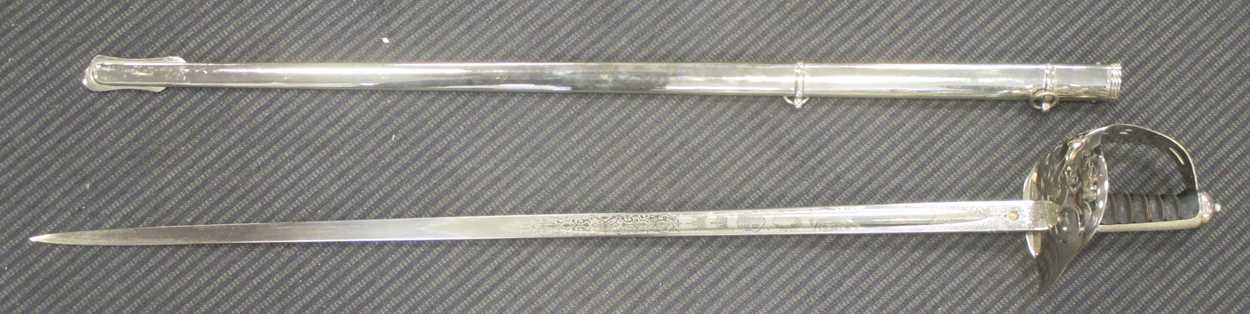 Lot 70 - An officer's dress sword by Hawkes & Co