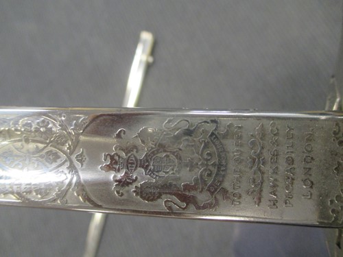 Lot 70 - An officer's dress sword by Hawkes & Co
