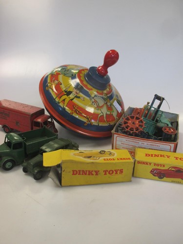 Lot 121A - A collection of toys, including Dinky toy...