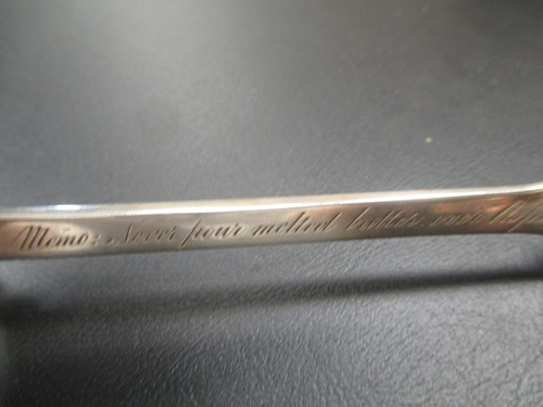 Lot 213 - Three pairs of silver asparagus tongs 16.7ozt...