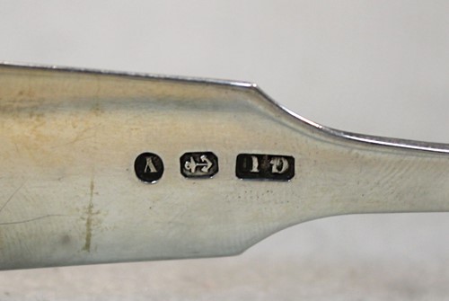 Lot 367 - A pair of Victorian silver asparagus tongs by George Unite