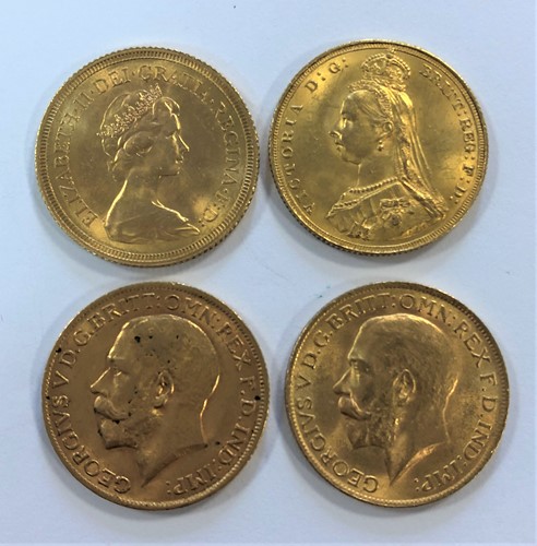 Lot 191 - Four sovereigns