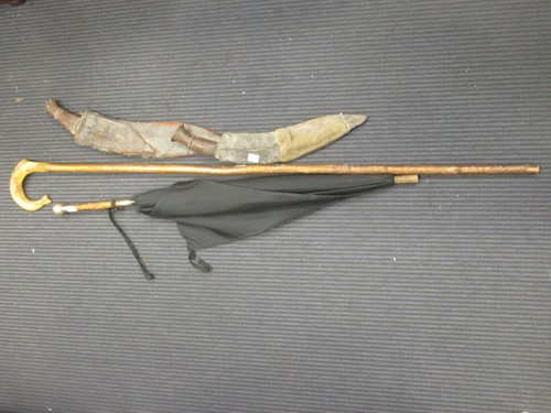 Lot 266 - Two early 20th century crooks, an Edwardian...