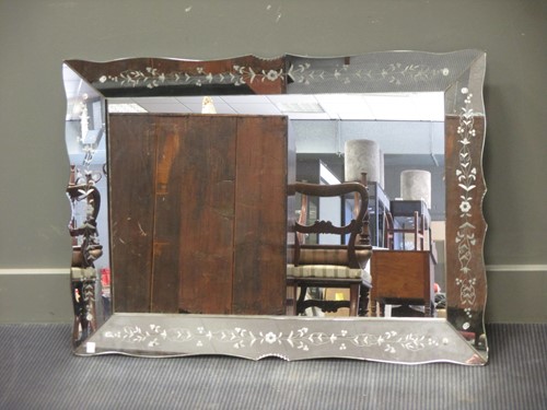 Lot 446 - A 20th century Venetian rectangular wall...