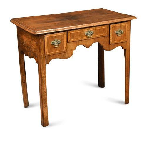 Lot 92 - A George II walnut lowboy