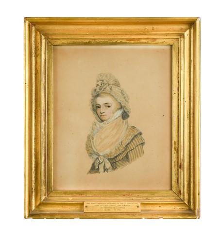 Lot 116 - Circle of Hugh Douglas Hamilton (Irish, 1739-1808)