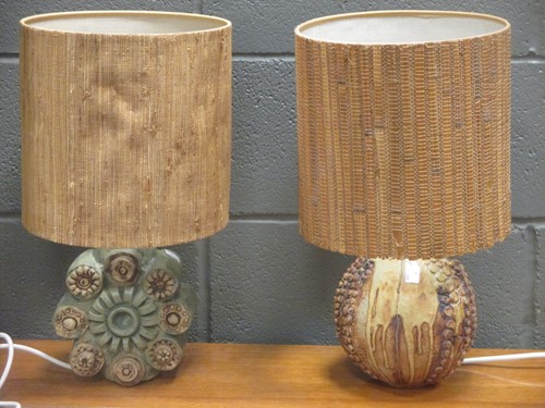 Lot 89 - Two Bernard Rooke lamp bases