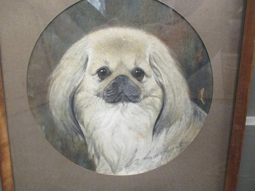 Lot 299 - William H Weatherhead RI Pekinese dog portrait...