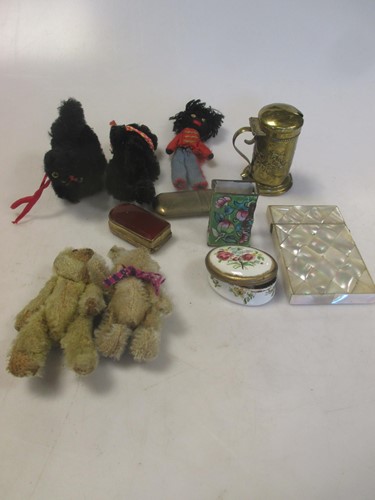 Lot 33 - 5 early 20th century miniature teddy...