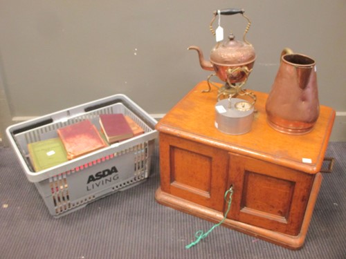 Lot 99 - An Oak canteen c1910 with part plated contents,...