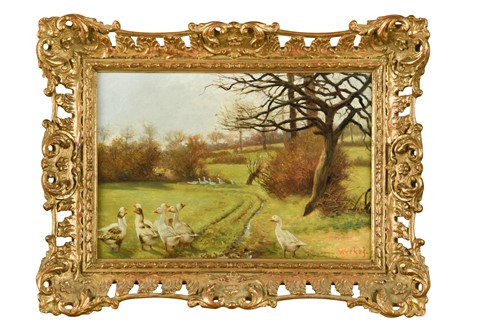 Lot 672 - Herbert William Weekes (British, 1841-1914)