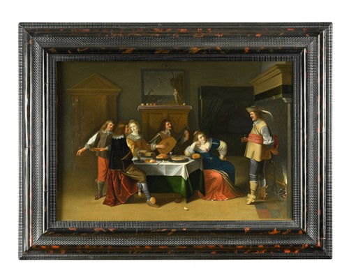 Lot 4 - Attributed to Christoph Jacobsz. van der Lamen (Flemish, 1606-1651)