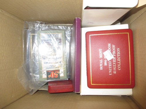 Lot 147 - A Royal mint coin set 1997, £2-1p and another...