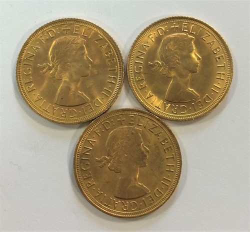 Lot 193 - Three sovereigns