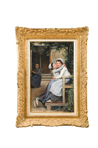 Lot 595 - Eugène Feyen (French, 1815-1908)