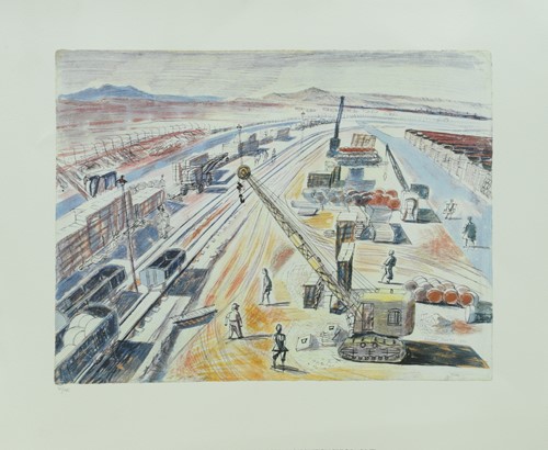 Lot 7 - Edward Bawden CBE RA, British 1903-1989- "Aid...