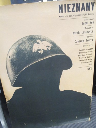 Lot 80 - A Polish film poster, a small Polish modernist...