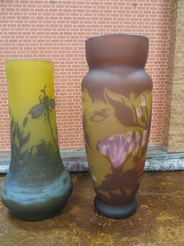 Lot 81 - A pottery lamp and jug by Sarah Stoker,...