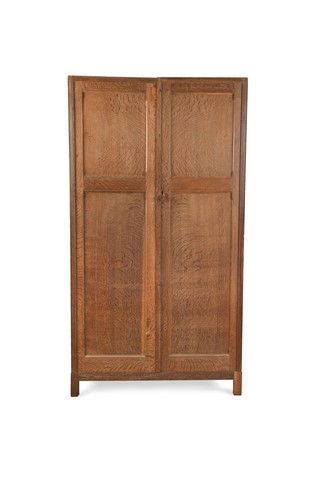 Lot 212 - A Heal's limed oak wardrobe